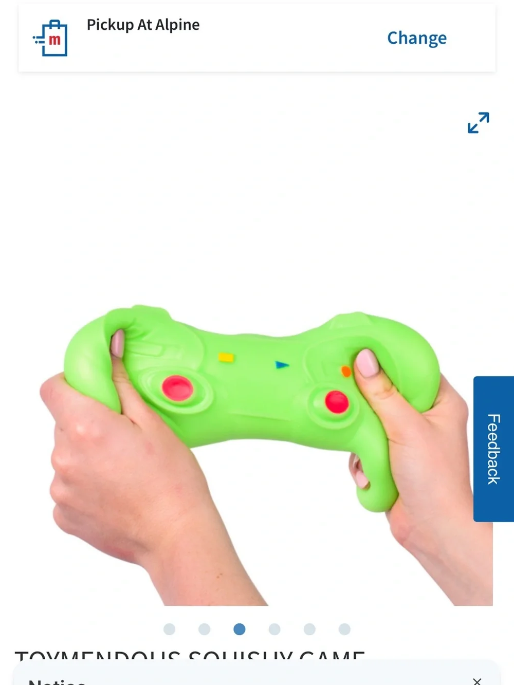 Squishy Game Controller Stress Toy - Pink, Green, Gray, Blue. PICK A COLOR